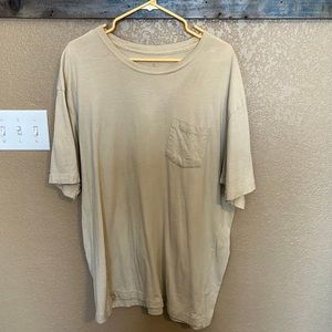 Tan men’s shirt